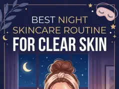 Best Night Skincare Routine for Clear Skin β Step-by-Step Guide