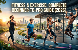 Fitness & Exercise: Complete Beginner-to-Pro Guide (2026) fitness workout at home