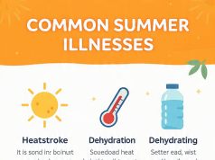 Seasonal Illness in Summer : Grami me hone wali bimariyan, unke symptoms aur prevention tips in India (2026 Guide) summer diseases india infographic