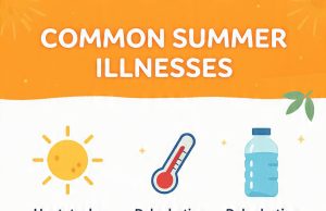 Seasonal Illness in Summer : Grami me hone wali bimariyan, unke symptoms aur prevention tips in India (2026 Guide) summer diseases india infographic