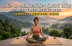 Yoga & Meditation Guide 2026: Stress Free Life Ke Liye Complete Beginner Guide yoga meditation guide 2026