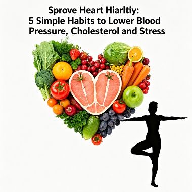 Simple Habits to Lower Blood Pressure, Cholesterol and Stress