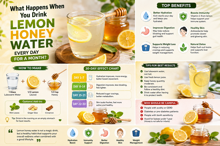 lemon honey water iffect